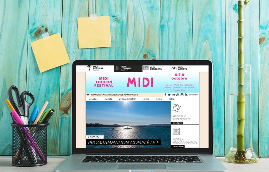 MIDI Festival - Site web