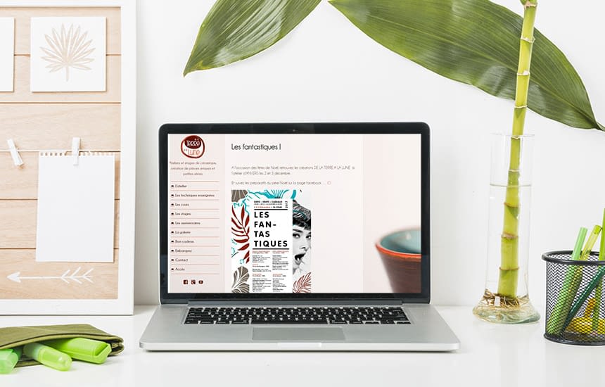 Atelier de la terre à la lune - Site web