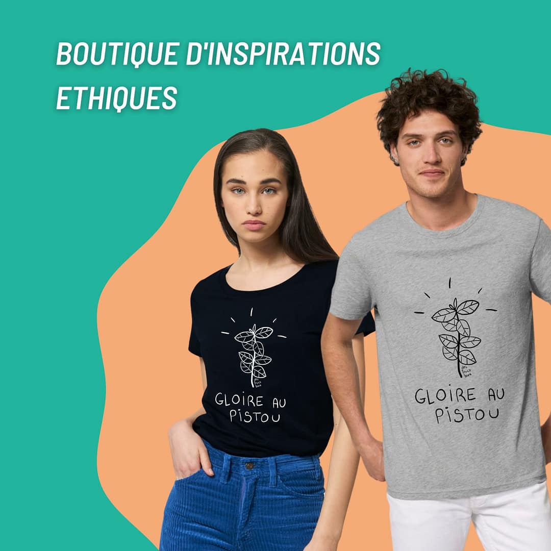 T-shirt : Gloire au Pistou by Des trucs bien