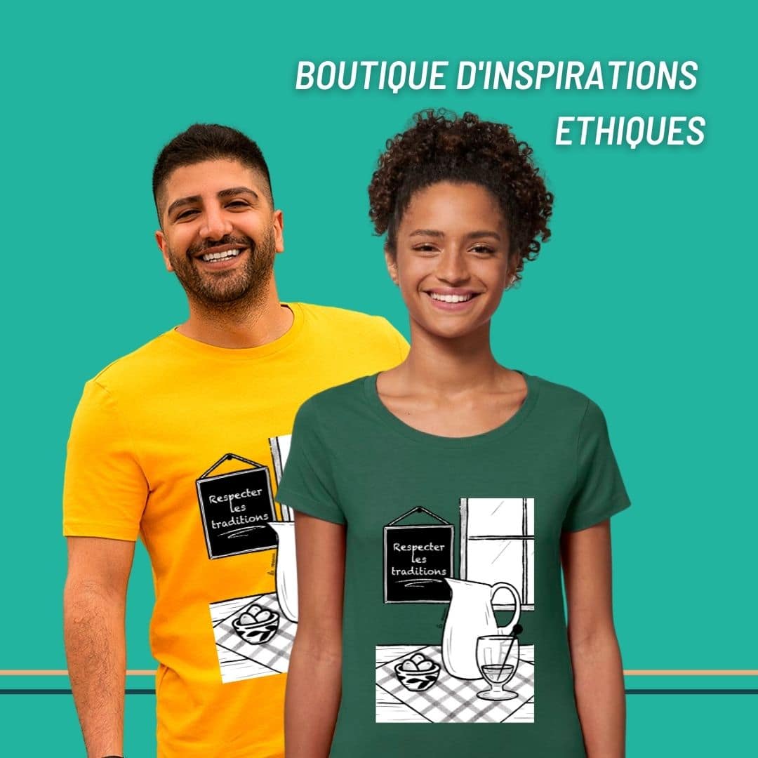 T-shirt : Respecter les traditions by La manza