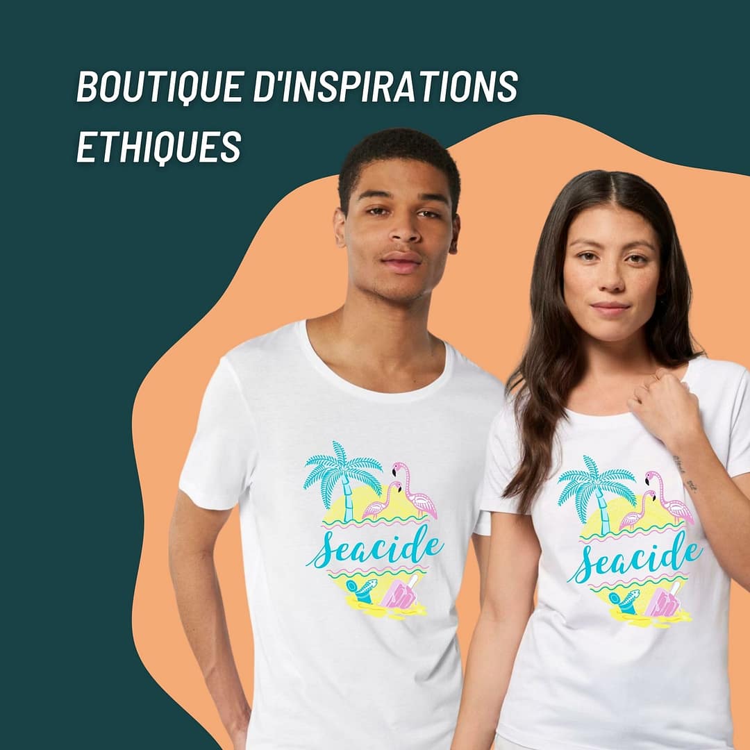 T-shirt : Seacide by Emilie Pillon