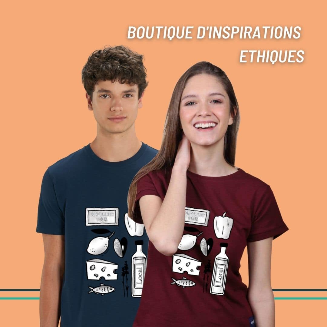 T-shirt : Consommer local by La manza