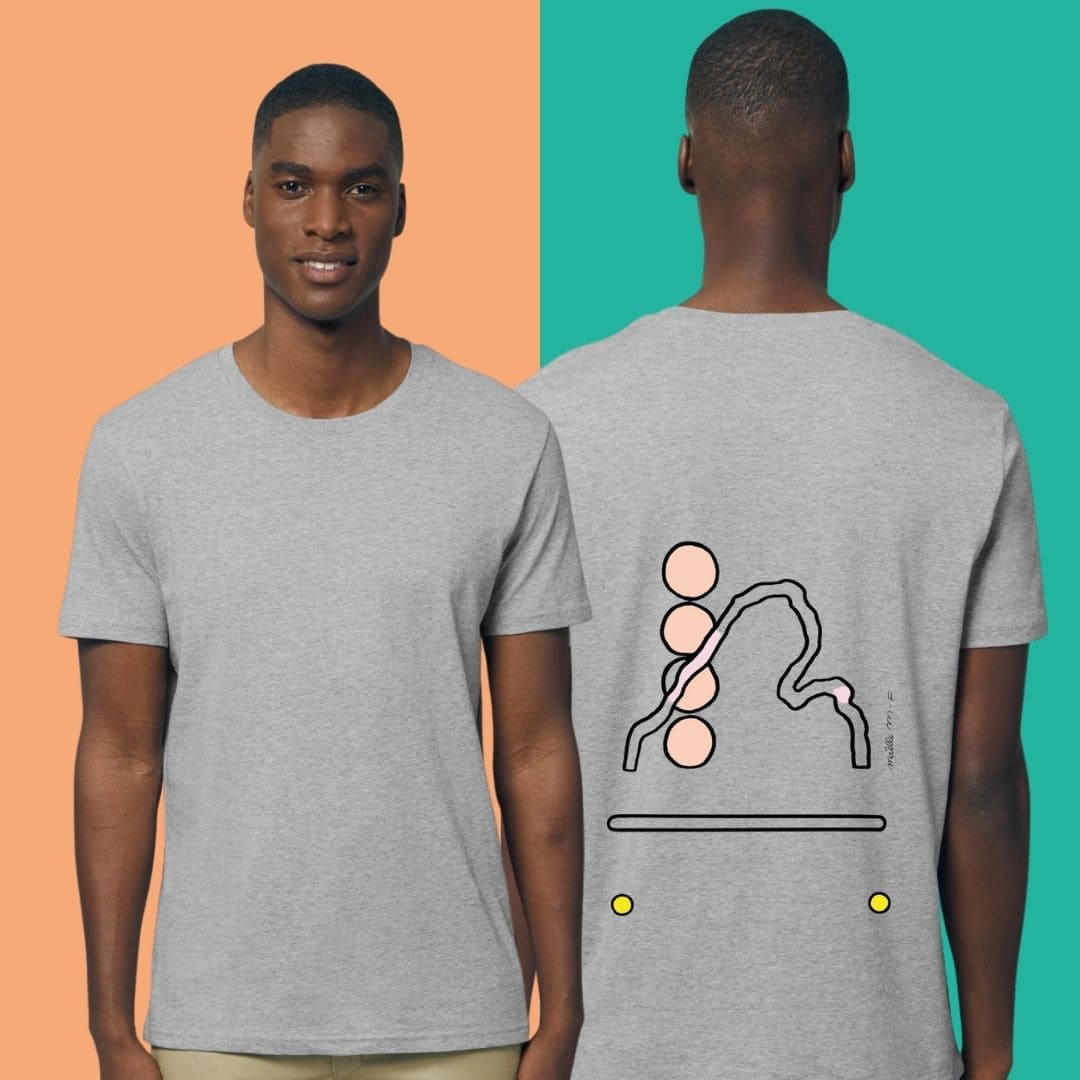 Cohabitation - T-shirt Sport Grey - Homme - Maëlle M-F