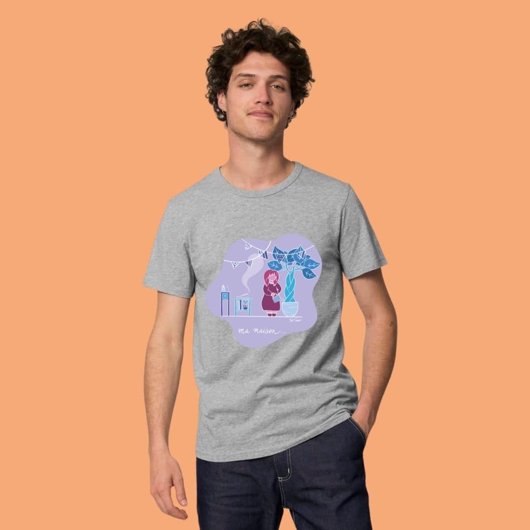 Ma maison Violet - T-shirt Sport Grey- Homme - Bel Tempo