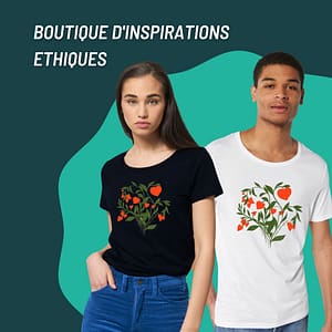 T-shirt : L'Amour porte ses fruits by Mauvaise Herbe