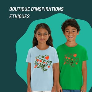 T-shirt enfant : L'Amour porte ses fruits by Mauvaise Herbe